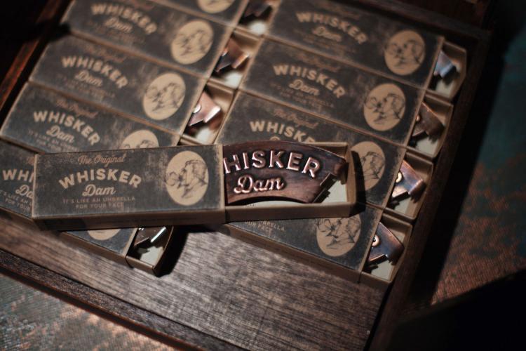  Whisker Dam Keeps Your Mustache Dry While Drinking