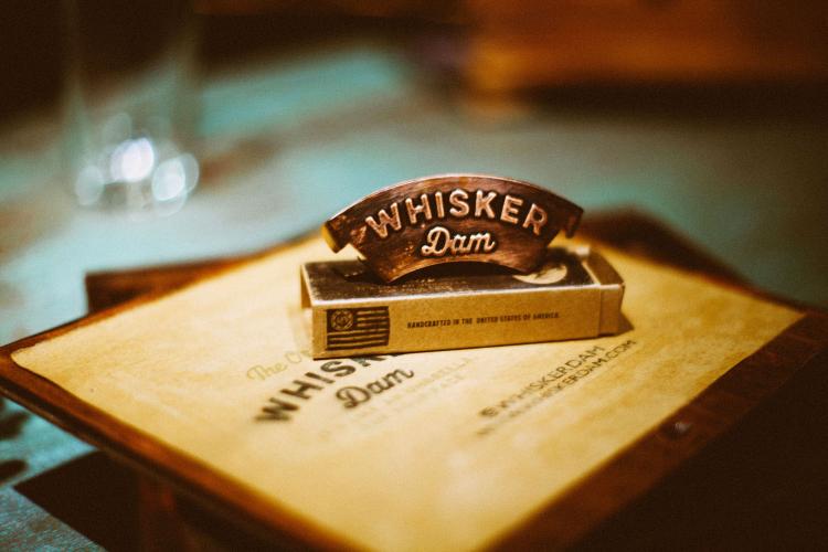  Whisker Dam Keeps Your Mustache Dry While Drinking