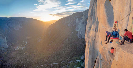 Inflatable Climbing Ledge Pod and tent Lets You Sleep On Side Of Cliff