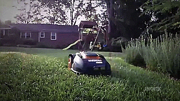WORX Landroid Robot Lawn Mower - GIF