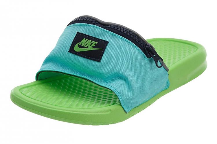 Nike Benassi JDI Fanny Pack Slides - Fanny pack sandals with zipper pocket