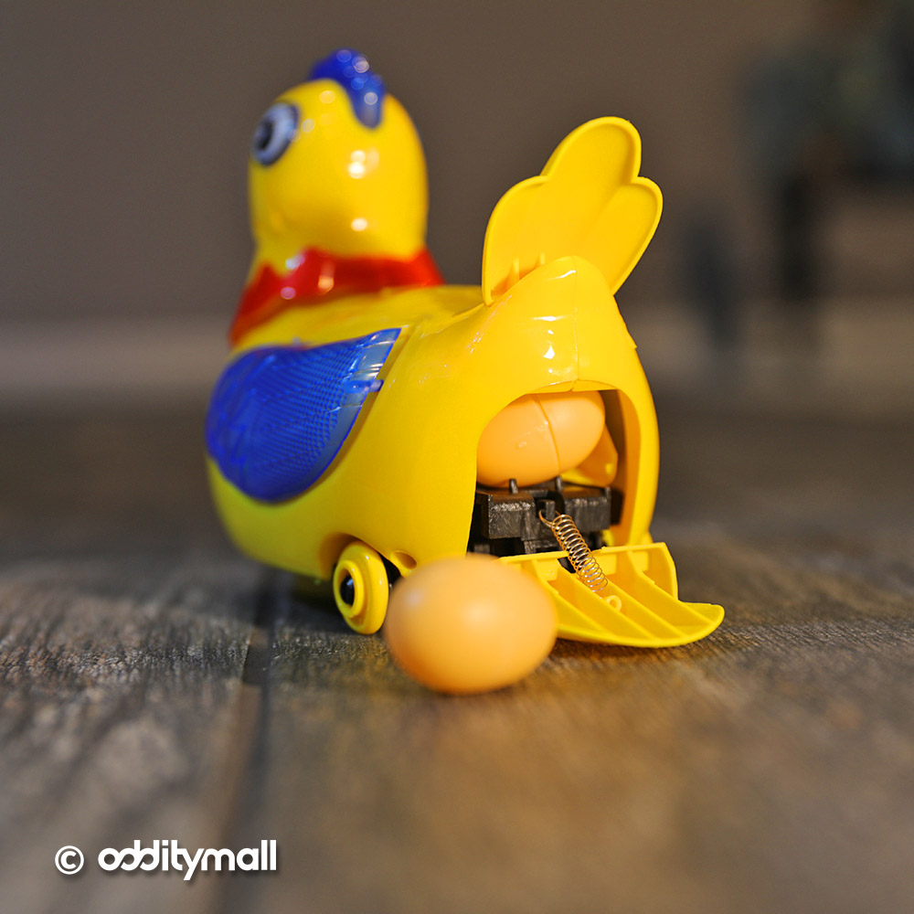 Dancing Chicken Egg Toy - Light-up Robotic chicken egg laying kids toy