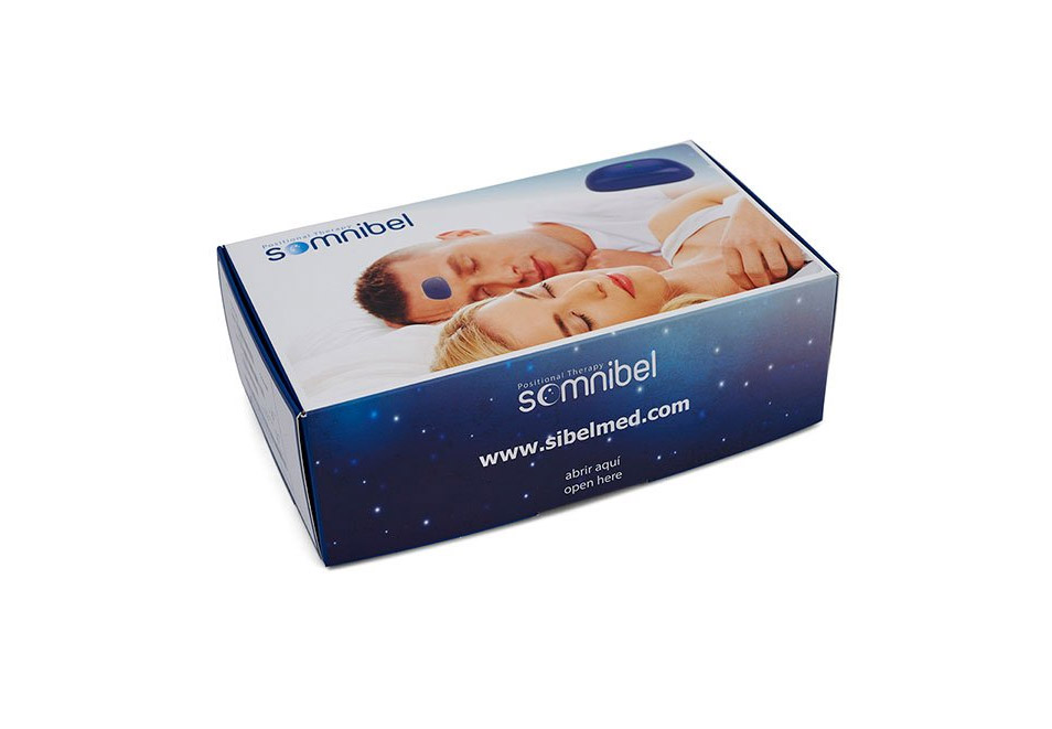 Somnibel Snoring Stopper - Forehead sticking zapping machine stops snoring and sleep apnea