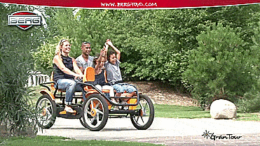 Berg GranTour 4-person bicycle - Family bicycle go-kart with steering wheel