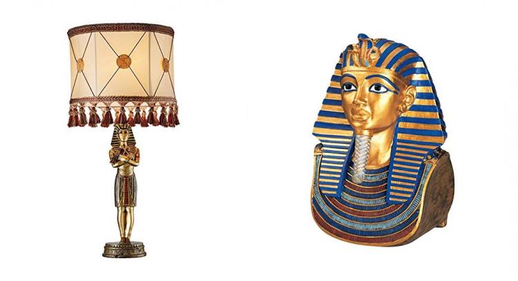 King Tut Lamp - King Tut Golden Mask Sculpture