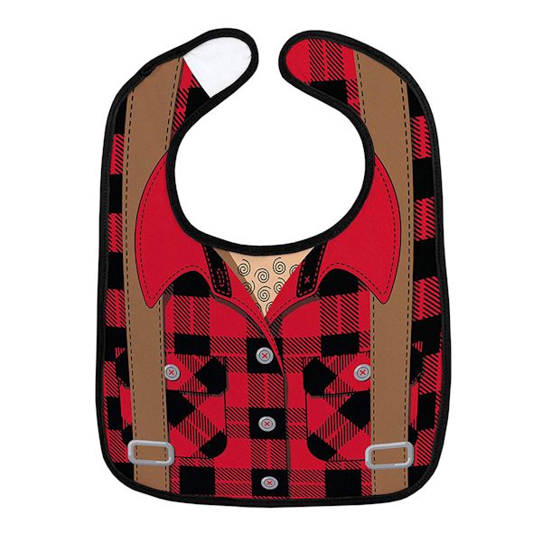 Lumberjack Bib and Teether