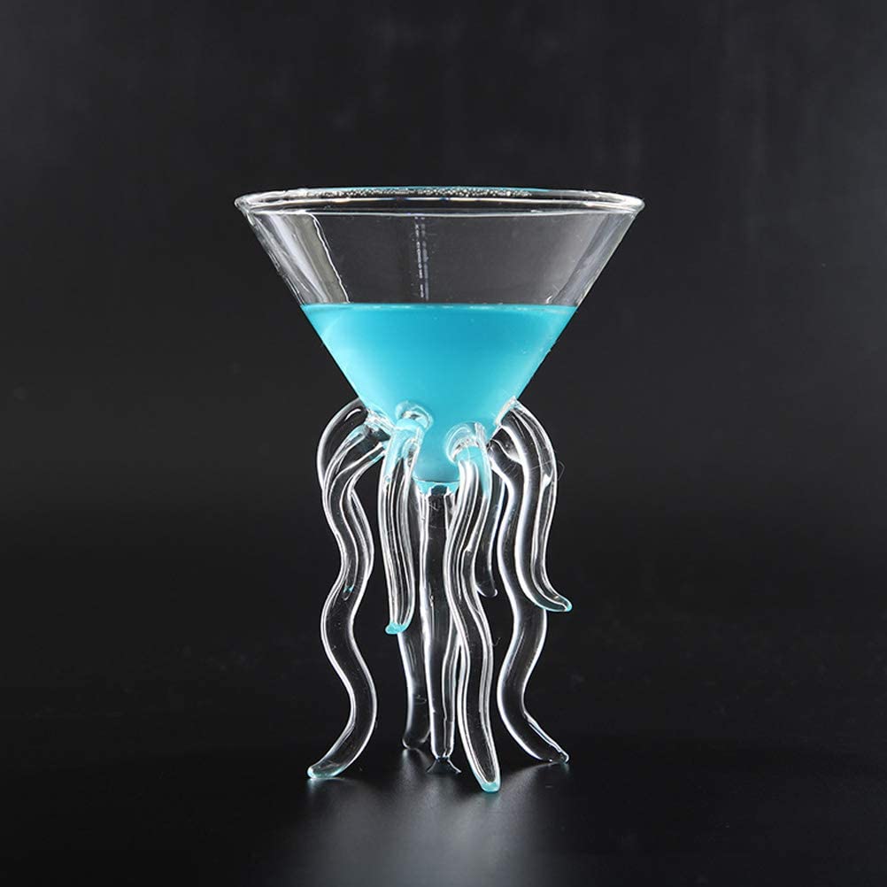 Jellyfish martini glasses - Cocktail Glasses Made To Look Like a Jellyfish/octopus