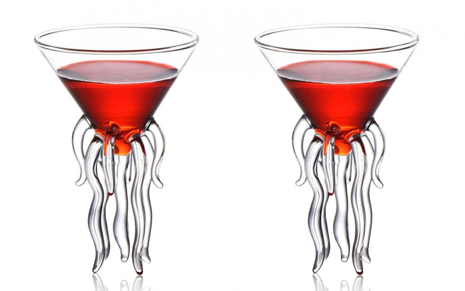 Jellyfish martini glasses - Cocktail Glasses Made To Look Like a Jellyfish/octopus