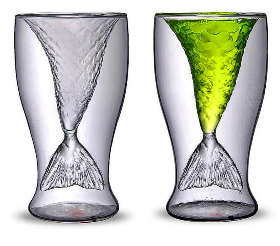 Mermaid Tail Cocktail Glasses