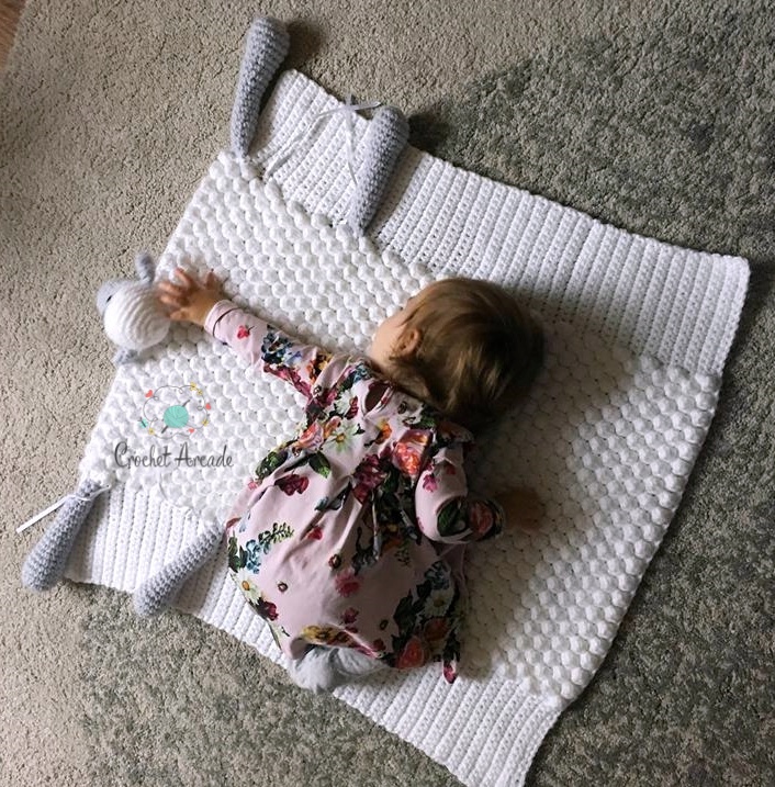 Crochet Animal Head Blankets - Cute Animal Baby Blankets