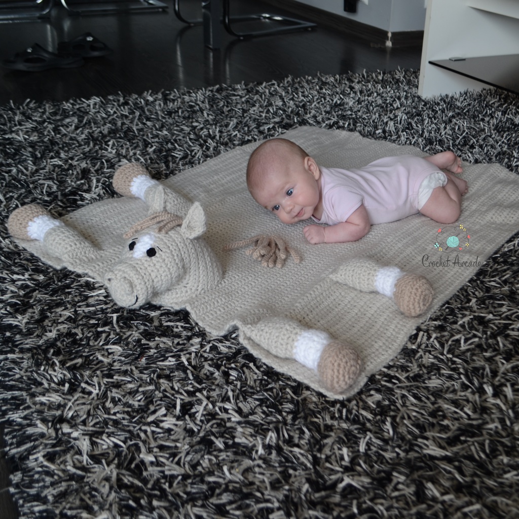 Crochet Animal Head Blankets - Cute Animal Baby Blankets