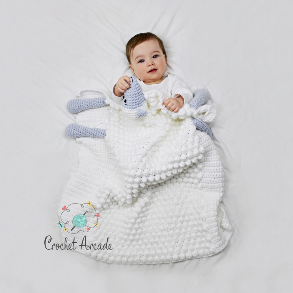 Crochet Animal Head Blankets - Cute Animal Baby Blankets