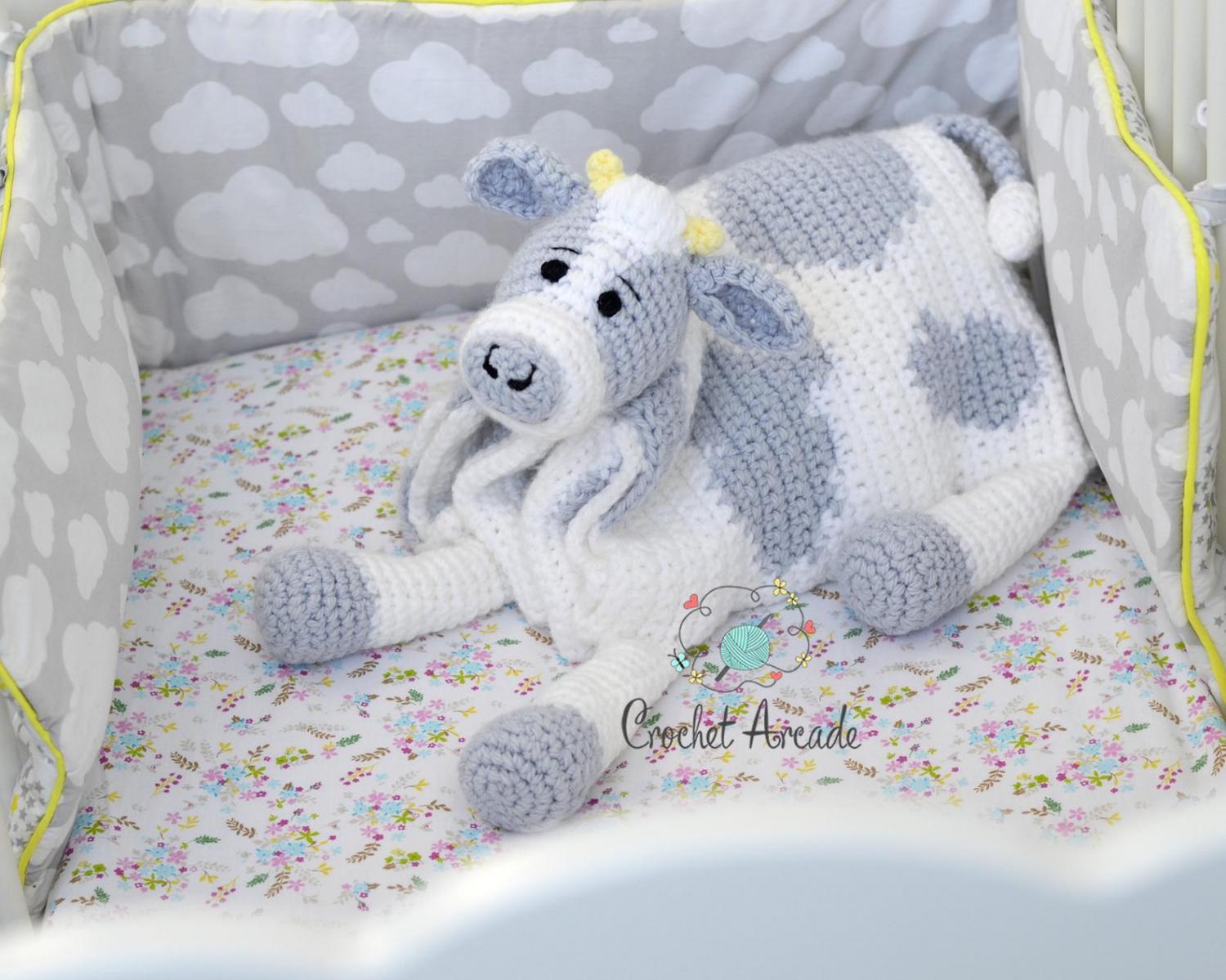 Crochet Animal Head Blankets - Cute Animal Baby Blankets