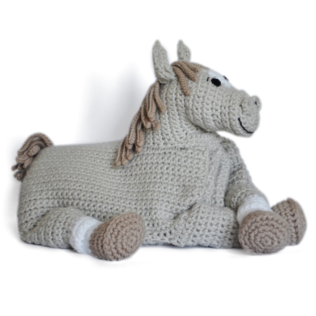 Crochet Animal Head Blankets - Cute Animal Baby Blankets
