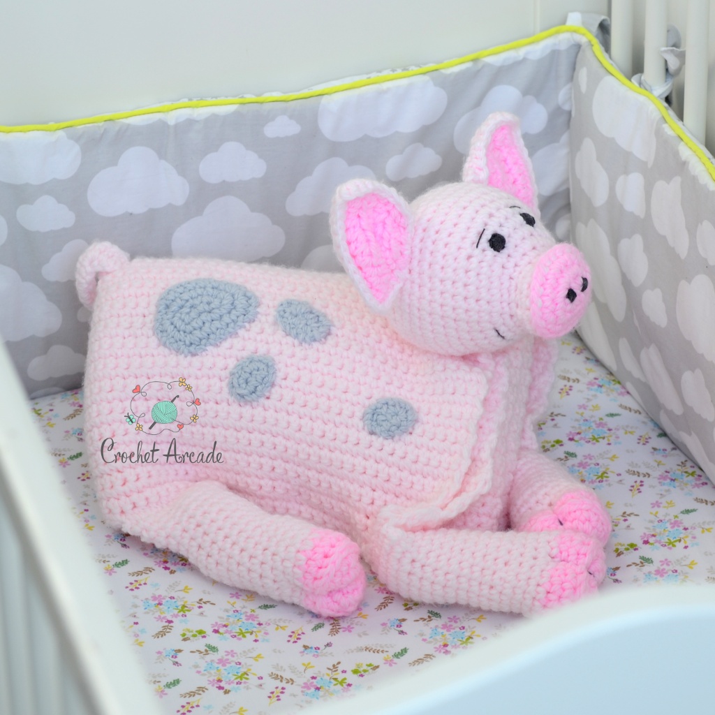 Crochet Animal Head Blankets - Cute Animal Baby Blankets