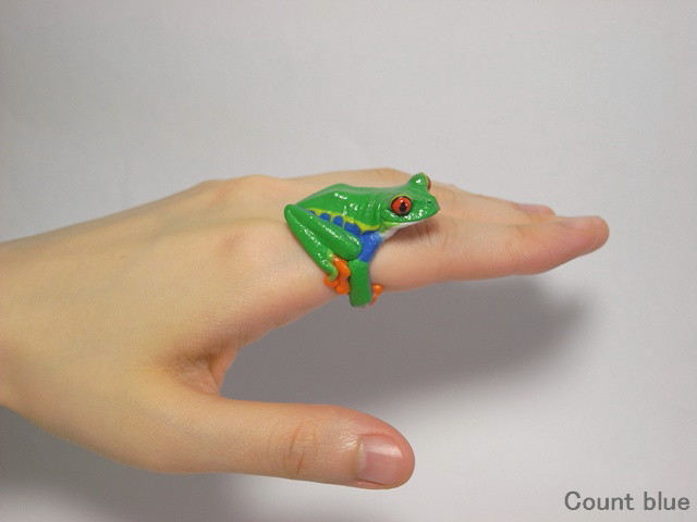 Cute Animal Rings Hug Your Fingers - Frog