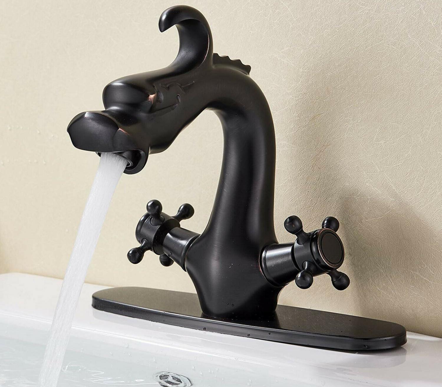 Dragon Faucet - Luxurious Dragon Bathroom Fixture
