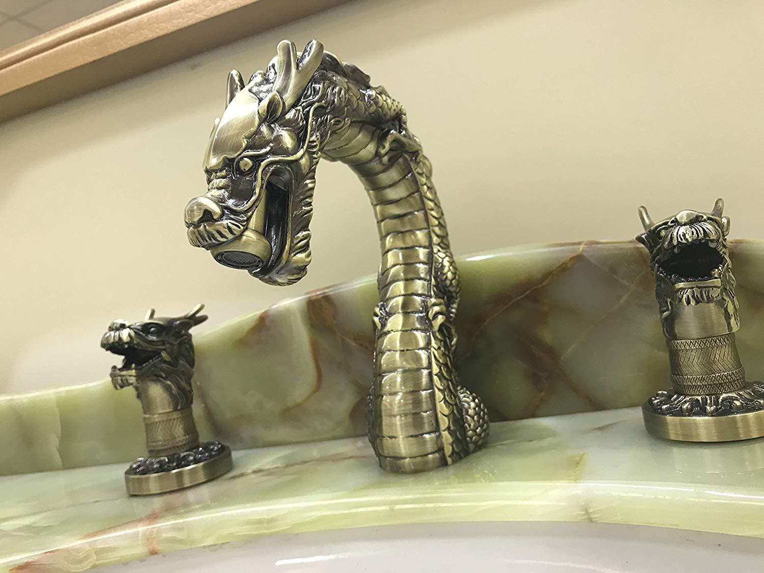 Dragon Faucet - Luxurious Dragon Bathroom Fixture