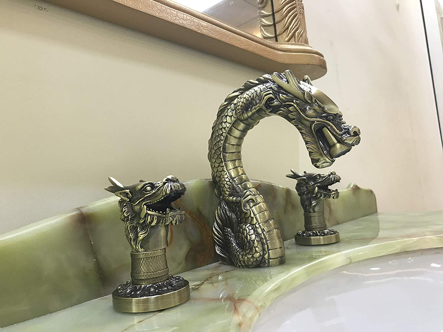 Dragon Faucet - Luxurious Dragon Bathroom Fixture