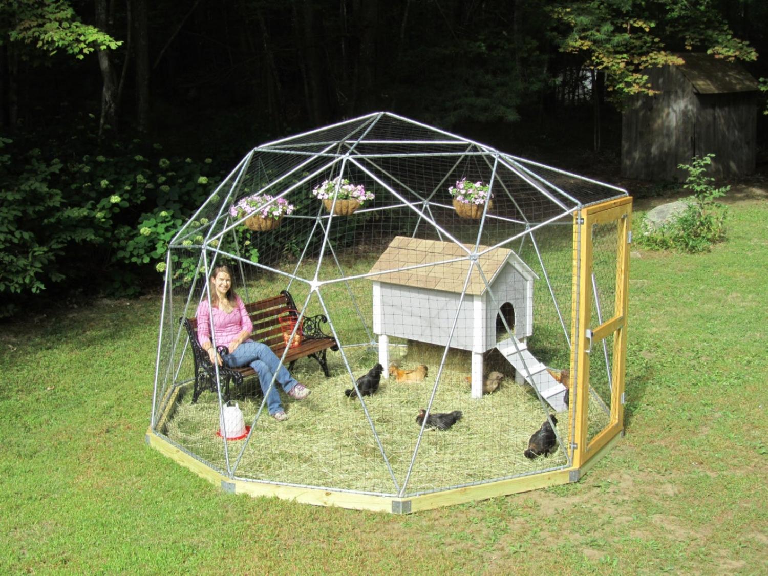 Geodesic Domes Chicken Coop Safety Dome