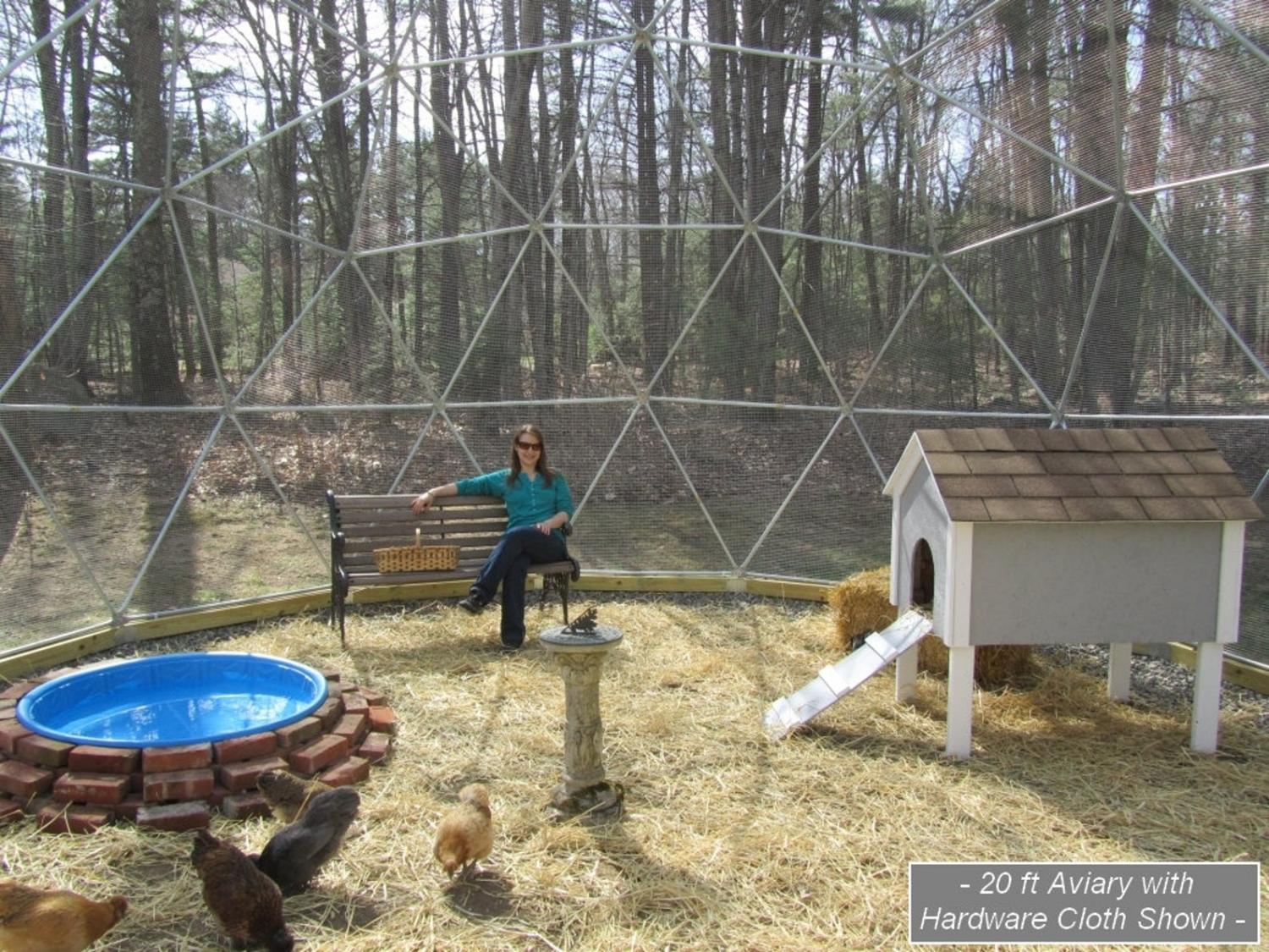 Geodesic Domes Chicken Coop Safety Dome