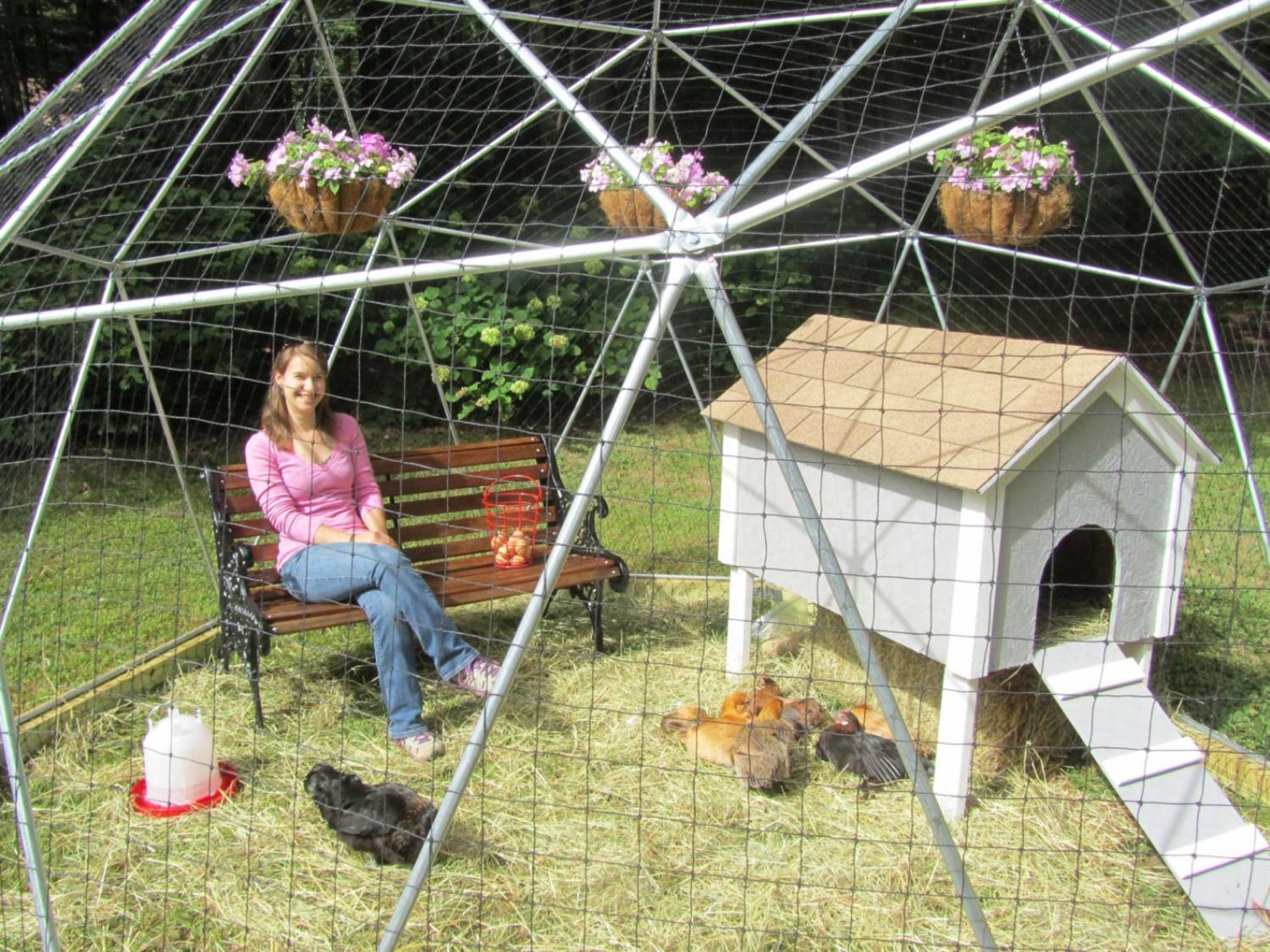 Geodesic Domes Chicken Coop Safety Dome