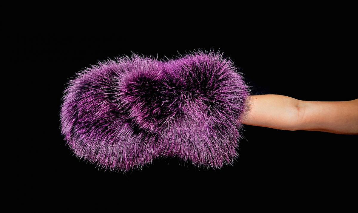 Giant Fur Mittens - Huge mittens