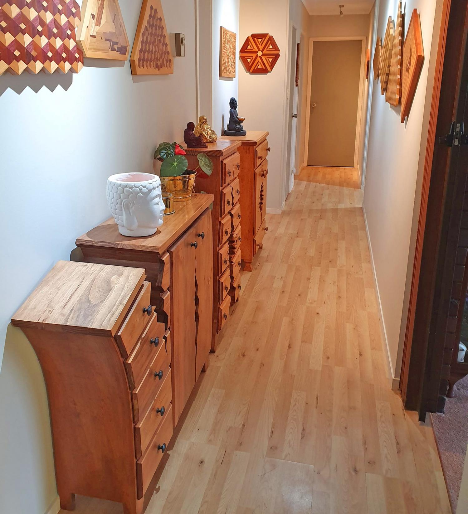 Henk Verhoeff Warped and Cracked Dresser Designs - Fairytale warped dresser woodworking