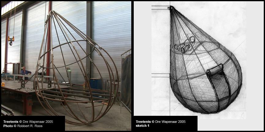 Raindrop Shaped Tree Tents Let You Sleep In The Trees - Dew Drop TreeTents by DrÃ© Wapenaar