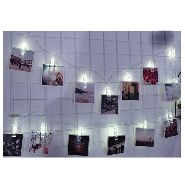 LED Photo Clip String Lights