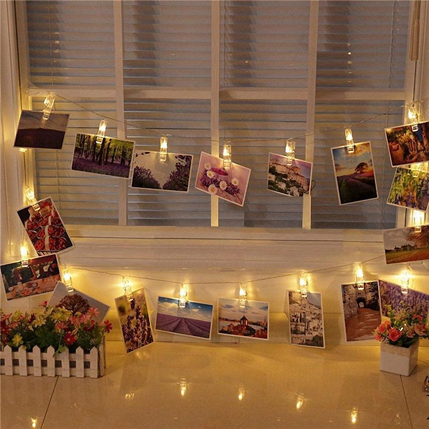 LED Photo Clip String Lights
