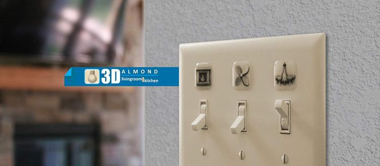 SwitchID Light Switch Cover Labels Help Identify What Switch Is For What - Light switch plate location icon stickers