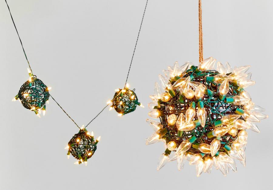 Funny National Lampoons Christmas Vacation Pre-tangled String Lights Tangled ball of lights