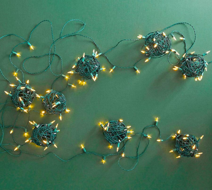 Funny National Lampoons Christmas Vacation Pre-tangled String Lights Tangled ball of lights