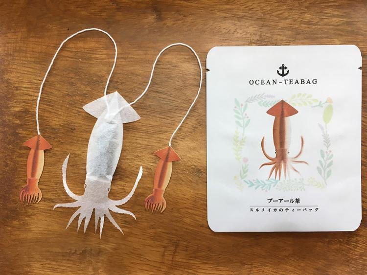 Sea Creature Teabags Come Alive In Your Cup - Squid teabag