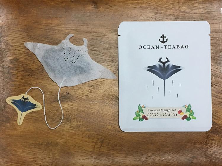 Sea Creature Teabags Come Alive In Your Cup - Manta Ray teabag
