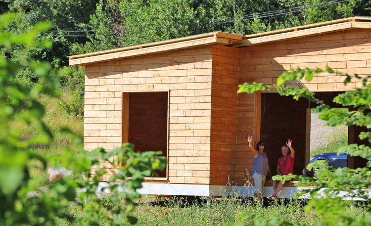 Brikawood Wood Brick House