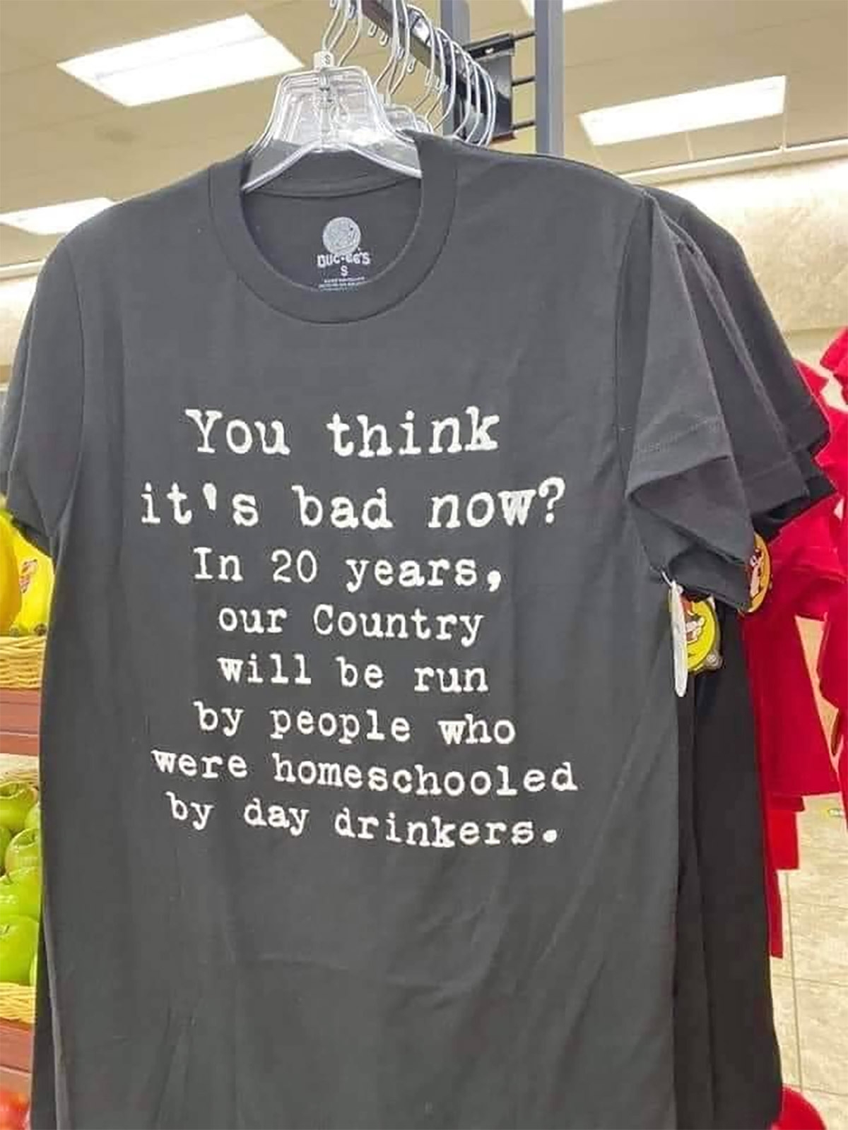 You Think It's Bad Now? In 20 Years Our Country Will Be Run By People Who Were Homeschooled By Day Drinkers - Shirt