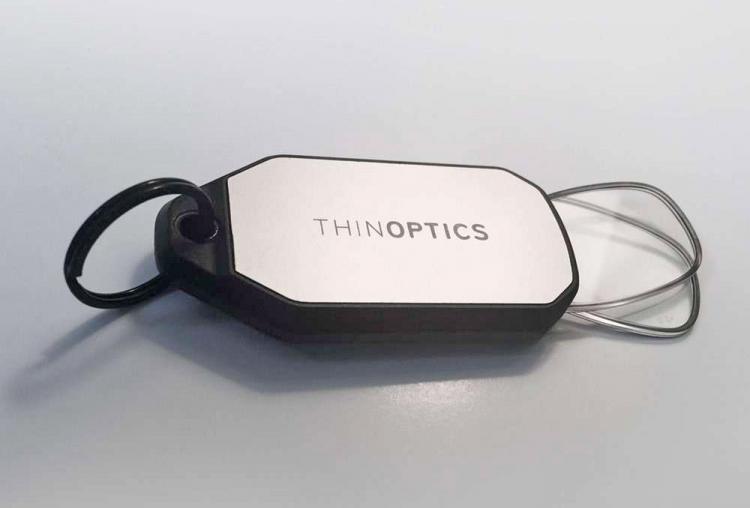 ThinOPTICS Key-chain Tiny Portable Reading Glasses - Folding Reading glasses inside key-chain