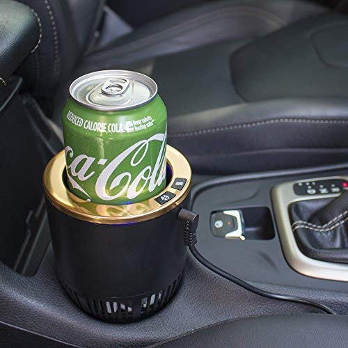 2-in-1 Car Cup-holder Beverage Cooler and Warmer - Mini car cup holder fridge