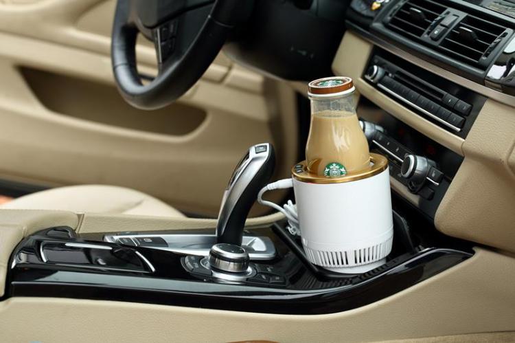 2-in-1 Car Cup-holder Beverage Cooler and Warmer - Mini car cup holder fridge