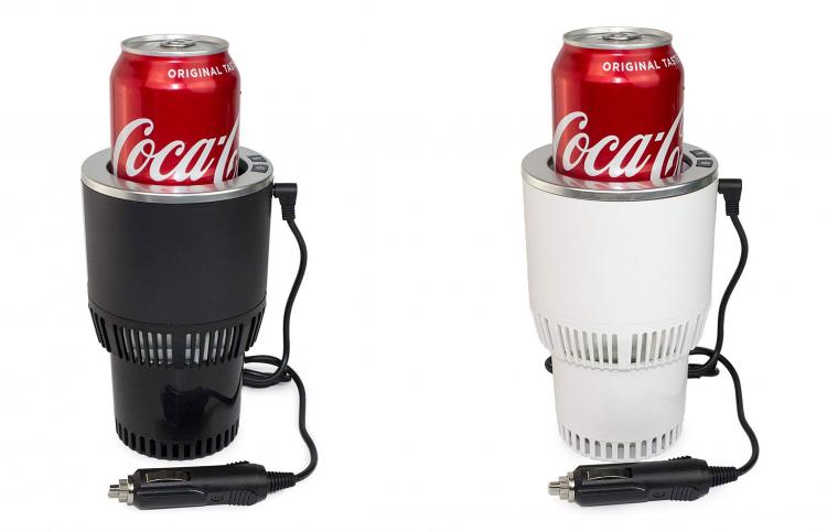 2-in-1 Car Cup-holder Beverage Cooler and Warmer - Mini car cup holder fridge