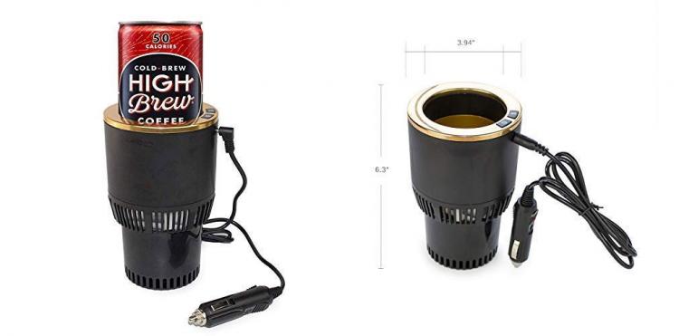 2-in-1 Car Cup-holder Beverage Cooler and Warmer - Mini car cup holder fridge