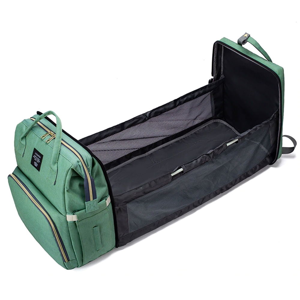 3-in-1 Diaper Bag With Built-in Changing Station/Bassinet