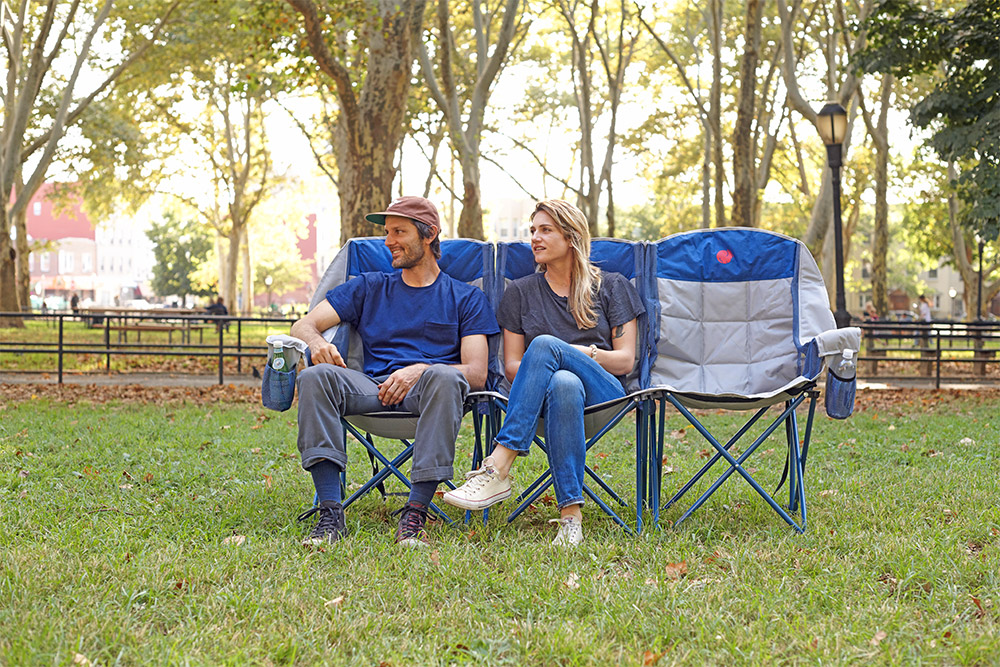 3-person Camping Chair - Folding outdoor camping couch - folding camping sofa