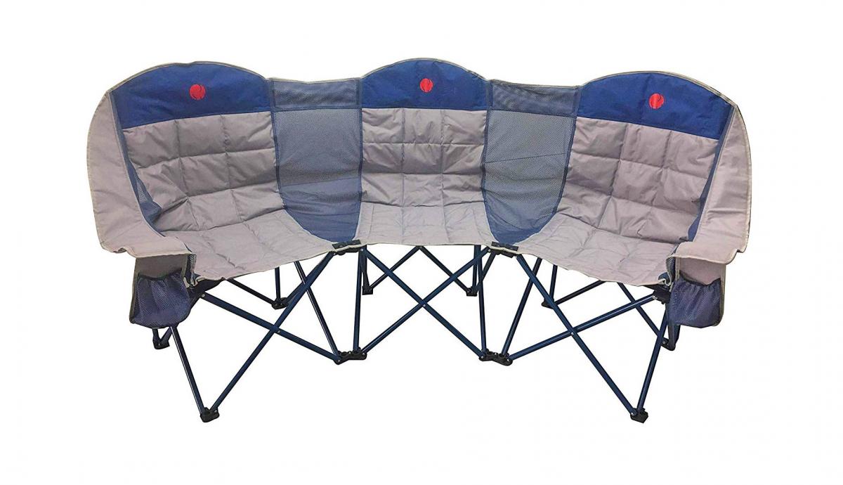 3-person Camping Chair - Folding outdoor camping couch - folding camping sofa