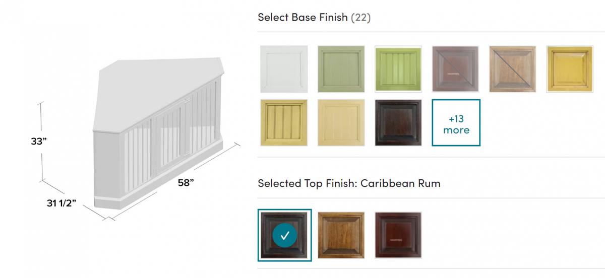 Modern Design Corner Credenza Also Doubles as a Pet Crate - Dog crate credenza table furniture combo