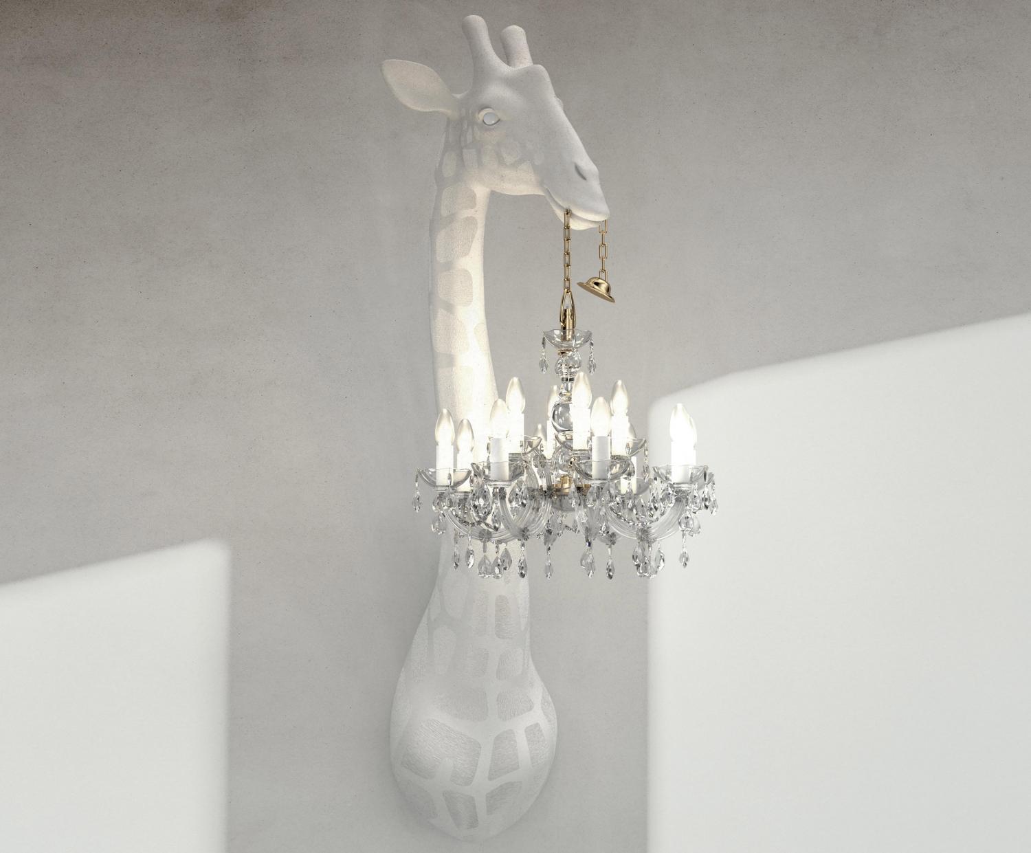 Giant Giraffe Chandelier - Wall mounted giraffe lamp