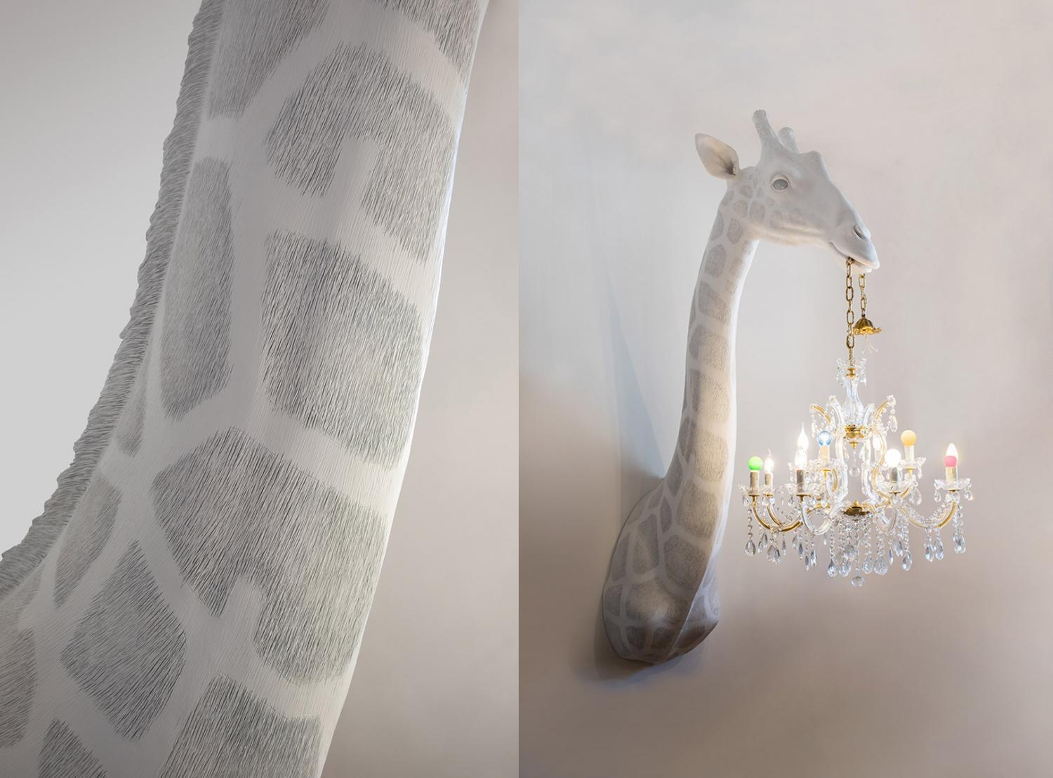 Giant Giraffe Chandelier - Wall mounted giraffe lamp
