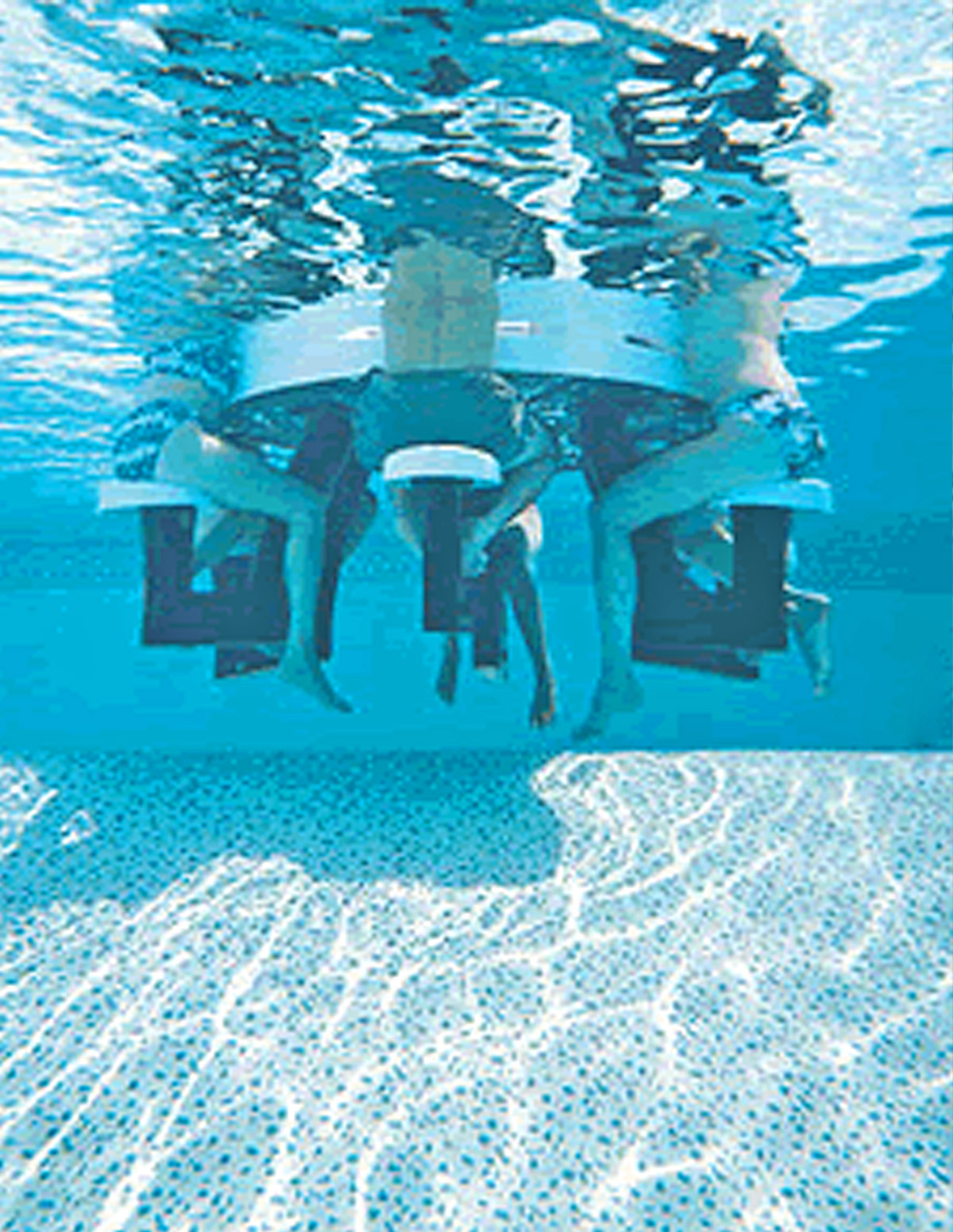 Aquapub Floating Bar Table Seats 6 people